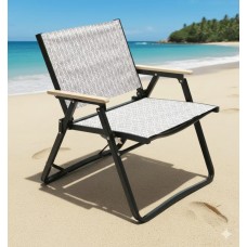 Πτυσσόμενη Καρέκλα Mε Ψηλό Κάθισμα Sunnyfeel Lightweight – Αλουμινίου με Ύφασμα 600D 51x54x71cm Thirea AC1252-L
