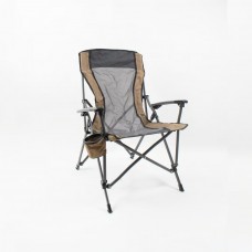 Premium Πολυθρόνα Camping Oversized με Ενισχυμένο Σκελετό Αλουμινίου & Ύφασμα Texilene Thirea AC2273B